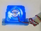 New Evercool 40mm 4-pin Molex Strong Wind Blue Led Memory Stick Ram Cooling Fan