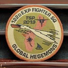 2 Usaf 122nd Expeditionary Fighter Squadron Patch Set - Tsp 2019 F-16 Morale Ocp