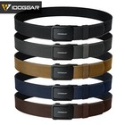 Idogear Tactical Belt With Metal Ratchet Adjustable Buckle 1 75  1000d Nylon