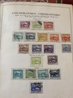Czechoslovakia 1918-1921 Used Stamp Collection album