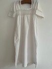 Vintage French Nightdress - Cotton Nightgown - Crochet Lace