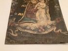 19th C  Antique Colonial Oil Painting Virgin Mary Refugio Christ Retablo Mexican
