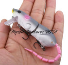 Multi Jointed Topwater Rat Mouse Fishing Lure Bass Lunker Lure Pike Wake Bait