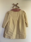 Vintage 90   s Shout Toddler Girl Wool Coat Ivory Pink Bows Matching Hats Size 4t