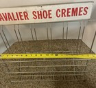 Cavalier Shoe Cream Standing Display Rack   Leather Boot Sign Advertising Retail
