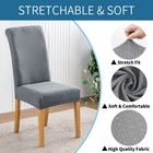 4 Pcs Dining Chair Covers Stretch Seat Slipcovers For Dining Room Home Decor
