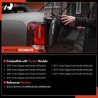 Tailgate Handle Compatible With 2007-2013 Toyota Tundra - Textured Black