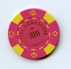 100 00 Chip From The El Embajador Casino Santo Domingo Dominican Republic Suits