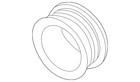 Genuine Volkswagen Alternator Pulley 038-903-119-b