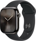 Apple Watch Sport Band Series 10 42mm M l Black Stainless Steel Pin Excellent
