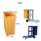 Replacement Janitorial Cart Bag-16 X 11 X 27inches  High Capacity Waterproof    