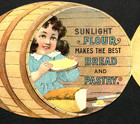 Holland Michigan Walsh Deroo Flour Milling Ad Indian Novelty Trade Card Sr f hfm