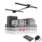 Tcespace Heavy-duty 4x4 Ft Overhead Garage Ceiling Storage Rack  3 Styles 