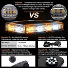 6x Truck Rooftop Beacon Strobe Light Bars 48 Led Emergency Hazard Light Ip67