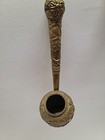 Antique Ornate Asian india Hand Crafted Hammered Copper bronze Water Ladle