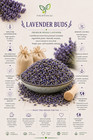 Organic Lavender Whole Flowers Buds Natural Aromatic Botanical Herb 1oz-32oz