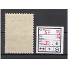 Serbia 1941  Mi No  57 A Ii Steckerzeichen