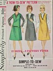 Simplicity Sewing Pattern 5649 Teen Jumper Size 12s Vintage 1960s