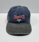 Vintage 80s 90s Queensrcyhe Adjustable Hat Cap Adult One Size Blue Gray Band