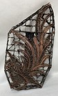Vintage Copper Batik Tjap Chop Textile Stamp Peacock Rooster 13  Printing Block