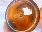 Excellent Amber Brown Vintage 1930s Hy-pro Glass Bleach Bottle 7 5 Inches Tall