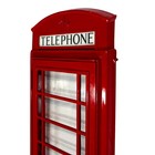 British Red Telephone Booth Box Door Front Cast No Rust Aluminum English Style