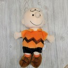 Peanuts Charlie Brown Kohls Cares Plush Doll Stuffed Animal Toy Orange Shirt 12 