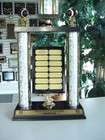 Fantasy Football  Trophy 14 Year Perpetual Awesome Large Two Post Award 8 10 