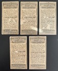 1889 N85 Duke s Cigarettes  postage Stamps  Tobacco Card Lot  5 