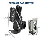 Adaptive Bike Motorcycle Water Bottle Holder 360   Rotating Handlebar Cup Mount