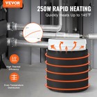 Vevor 5 Gal Metal Drum Heater 250w 0-145    Adjustable W  Independent Thermostat