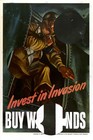 Invest In Invasion Buy War Bonds 1943 Wwii Poster Wall Art Print Retro Usa