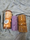Tiki Mug Lot Of 3 - Vintage Antique Disney Trader Sams Hawaii Mai Tai             