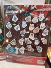 Lot Of 3 Packs New Janlynn Christmas Felt Ornament Kit Ornament Collection Craft