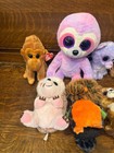 Lot Of 12 Ty Beanie Boo   s Plush  2 Large  10 Small  Some Nwt  Some Preowned