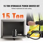 15 Ton Hydraulic Knockout Punch Driver Kit Hole Tool 1 2 -4  With 10 Dies
