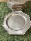 Wilton Armetale Pewter-like Plate     10    Colonial Style     Rwp Usa Vintage 1976