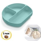 Baby Silicone Bowl Suction Baby Plate Placemat Kid Feeding Mat Child Food Tray