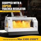 Double Burner Propane Gas Forge For Blacksmithing Knife Making Efficient Heating