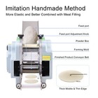 New Automatic Dumpling Skin Machine Dumpling Wrapper Maker 60 Pieces min 110v 