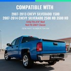 Rear Bed Rail Caps For 2007-2013 Fits 6 6 Bed Not 2007 Classic