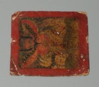 Real Nice Tibet 18th Century Old Antique Buddhist Paper Tsaklis Thangka Garuda