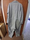 Blue White Striped 100  Cotton Work Coveralls Size 48