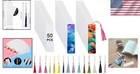 50 Aluminum Blank Bookmarks With Colorful Tassels - Perfect For Crafts   Gifts