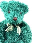 Russ Green Spruce Plush Christmas Bean Bear 8    Vintage