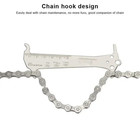 1pc Stainless Steel Bicycle Chain Wear Indicator Gauge Tool Checker - New