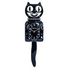 Retro Kitchen Lady Kit Cat Clock 15 5  Black Kit-cat Klock Usa Made Free Battery