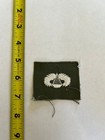 Us Army Airborne Parachutist Badge Patch Olive Green Embroidered