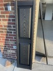 Vinyl Panel Window Shutters 1 Paired Set  With Fasteners