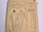 Antique 1921 Mccall Pattern For A Negligee Size Medium Classy Movie Star 